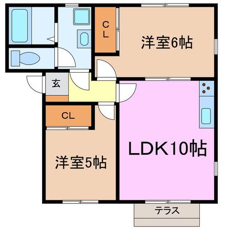 プロヴァンスの物件間取画像